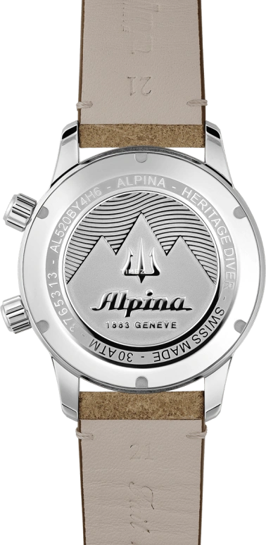 Alpina,HERITAGE 42mm,42mm,Stainless Steel,Black,Automatic,Sapphire,Round,AL,AL-520BY4H6