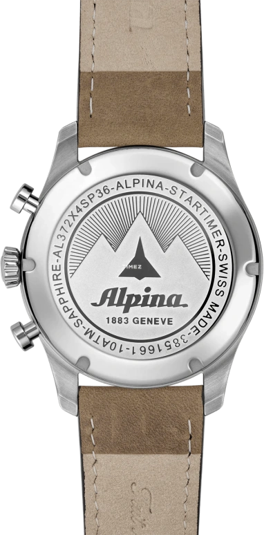 Alpina,STARTIMER 41mm,41mm,Stainless Steel,Blue,Automatic,Chronograph,Big Date,AL,AL-372NW4S26