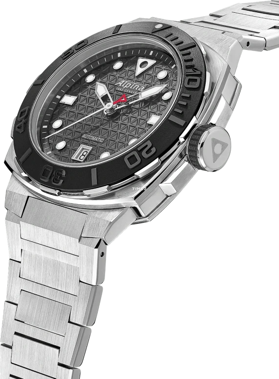 Alpina,SEASTRONG 39x40.50mm,39x40.50mm,Stainless Steel,Coal Gray,Automatic,Day,In-house Caliber,AL,AL-525G3VE6B