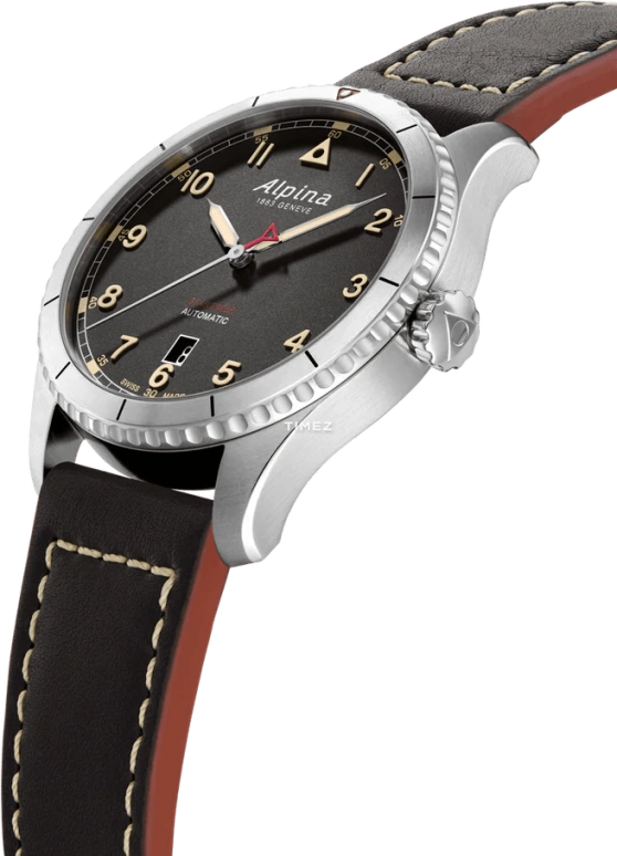 Alpina,STARTIMER 41mm,41mm,Stainless Steel,Black,Automatic,Day,Sapphire,Crystal Glass,AL,AL-525BBG4S26