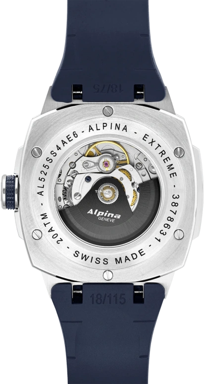 Alpina,ALPINER 41x42.50mm,41x42.50mm,Stainless Steel,Blue,Automatic,Day,Sapphire,Crystal Glass,AL,AL-525N4AE6