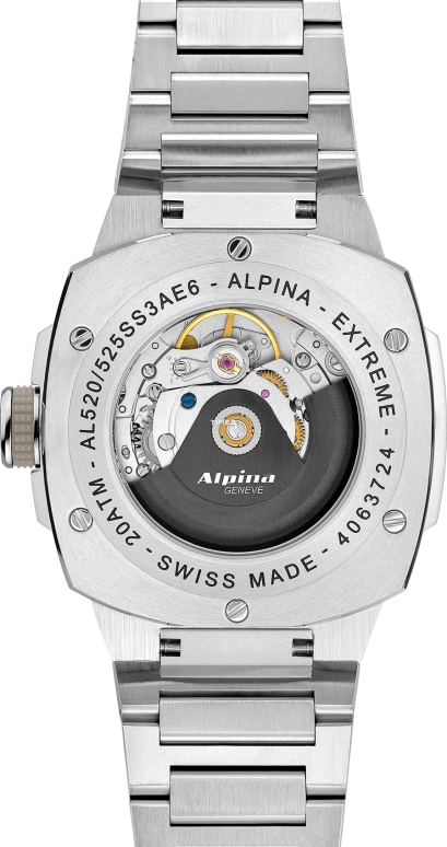 Alpina,ALPINER 39x40.40mm,39x40.40mm,Stainless Steel,Cream,Automatic,Day,In-house Caliber,AL,AL-525BG3AE6B