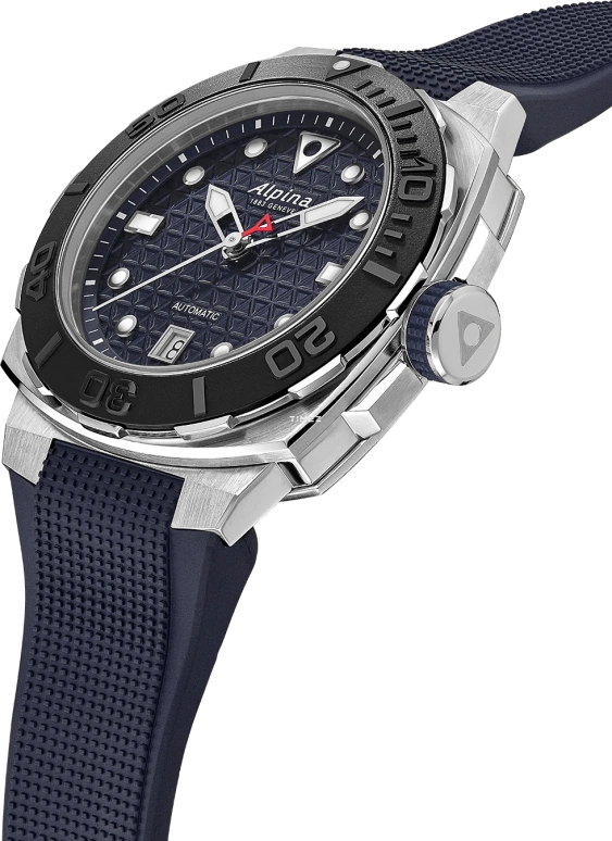 Alpina,SEASTRONG 39x40.50mm,39x40.50mm,Stainless Steel,Dark Blue,Automatic,Day,Sapphire,AL,AL-525N3VE6
