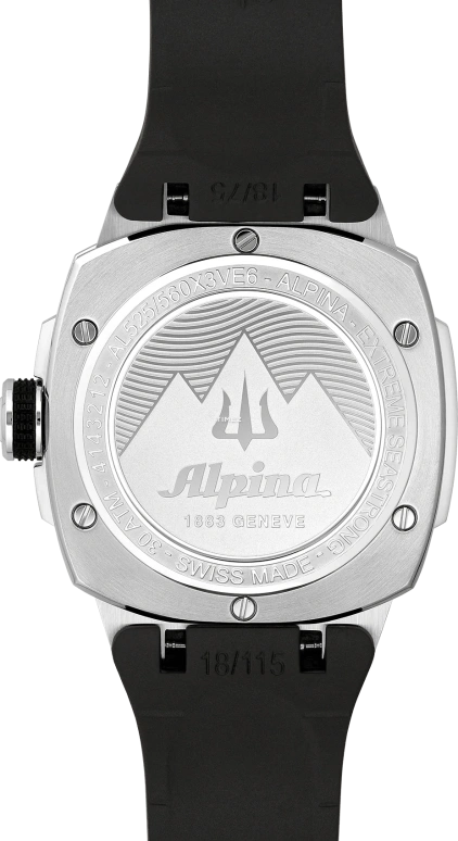 Alpina,SEASTRONG 39x40.50mm,39x40.50mm,Stainless Steel,Ceramic,Black,Automatic,Day,In-house Caliber,AL,AL-525B3VE6