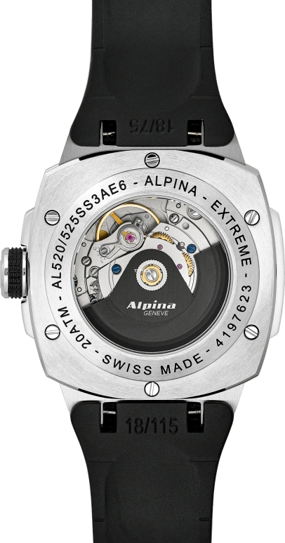 Alpina,ALPINER 41x42.50mm,41x42.50mm,Stainless Steel,Brown,Automatic,Day,In-house Caliber,AL,AL-525BRG3AE6