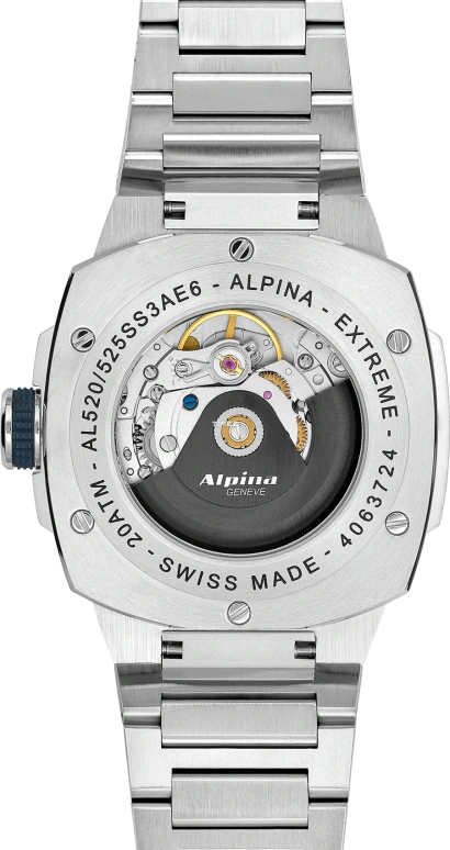 Alpina,ALPINER 39x40.40mm,39x40.40mm,Stainless Steel,Blue,Automatic,Day,In-house Caliber,AL,AL-525TB3AE6B