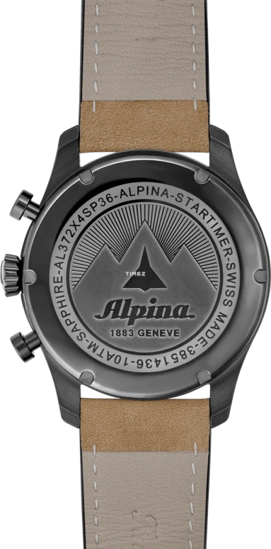 Alpina,STARTIMER 41mm,41mm,Stainless Steel,Green,Quartz,Chronograph,Big Date,AL,AL-372GR4FBS26