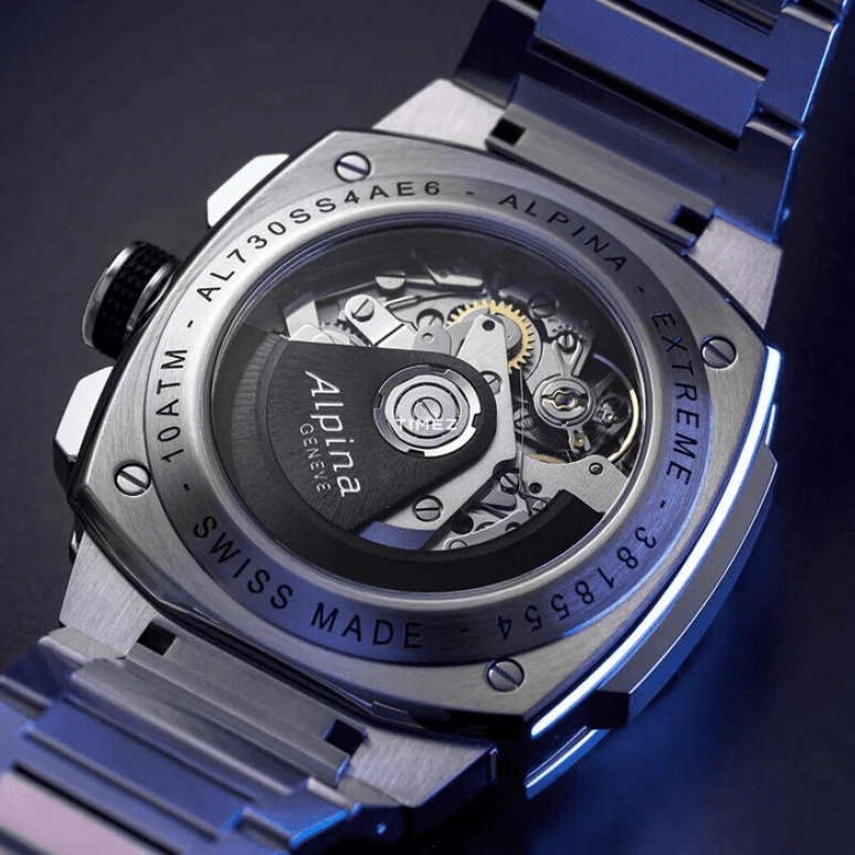 Alpina,ALPINER 41x42.50mm,41x42.50mm,Stainless Steel,White,Automatic,Chronograph,Day,AL,AL-730SB4AE6B