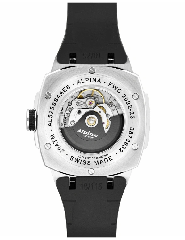 Alpina,ALPINER 41mm,41mm,Stainless Steel,White,Automatic,Day,Sapphire,AL,AL-525FWC4AE6