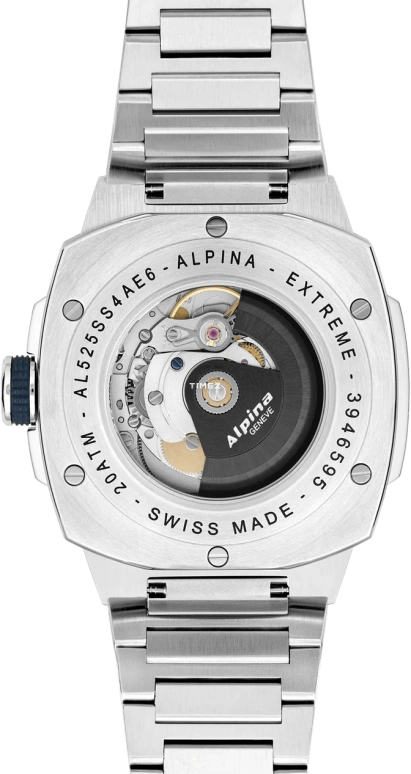 Alpina,ALPINER 41x42.50mm,41x42.50mm,Stainless Steel,Blue,Automatic,Day,Sapphire,Crystal Glass,AL,AL-525TB4AE6B