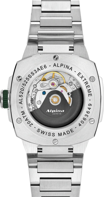 Alpina,ALPINER 39x40.40mm,39x40.40mm,Stainless Steel,Green,Automatic,Day,In-house Caliber,AL,AL-525GR3AE6B