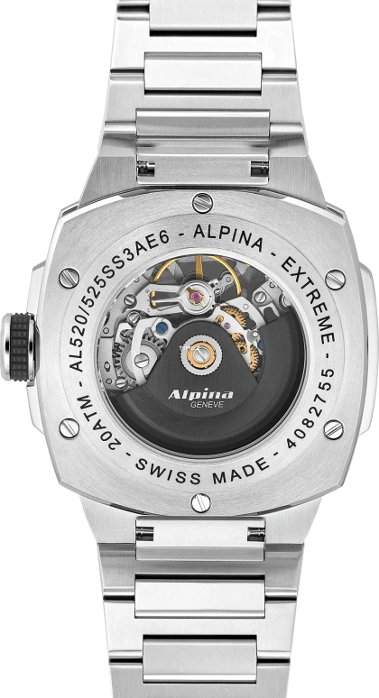 Alpina,ALPINER 39x40.40mm,39x40.40mm,Stainless Steel,Grey,Skeleton,Automatic,38hours,In-house Caliber,AL,AL-520GSKT3AE6B