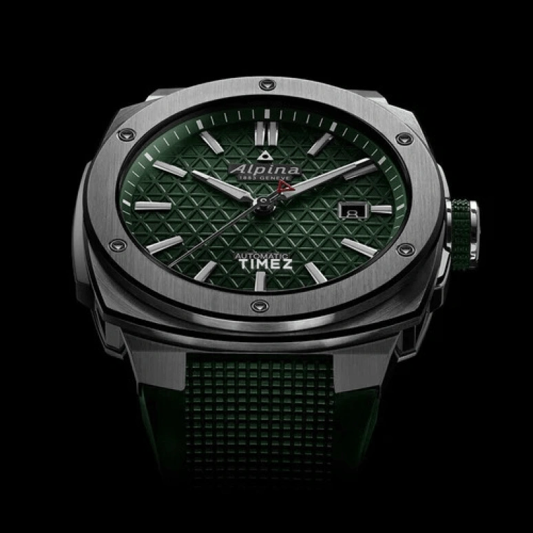 Alpina,ALPINER 41x42.50mm,41x42.50mm,Stainless Steel,Green,Automatic,Day,Sapphire,Crystal Glass,AL,AL-525GR4AE6