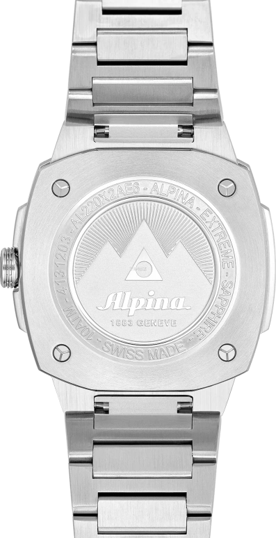 Alpina,ALPINER 34x35.20mm,34x35.20mm,Stainless Steel,Ice Blue,Quartz,Day,In-house Caliber,AL,AL-220LB2AE6B