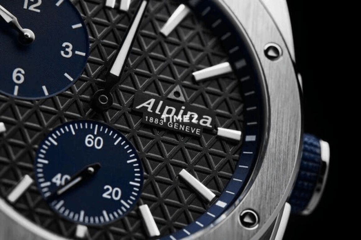 Alpina,ALPINER 41x42.50mm,41x42.50mm,Stainless Steel,Blue,Automatic,Chronograph,Sapphire,Crystal Glass,AL,AL-650DGN4AE6
