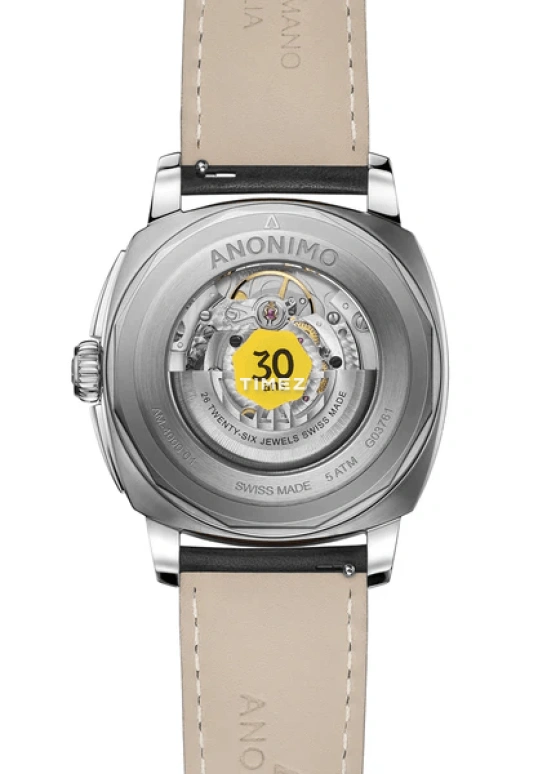Anonimo,Epurato 42mm,42mm,Stainless Steel,Cream white,Automatic,Day,38hours,AM,AM-4000.01.100.A51