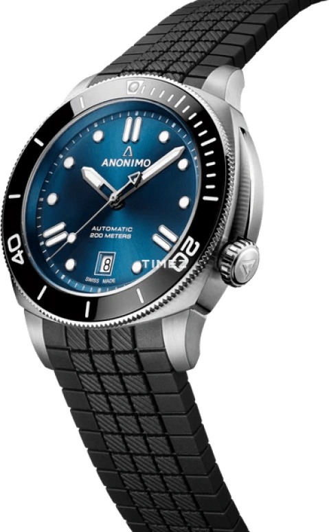 Anonimo,鸚鵡螺 42毫米,42毫米,不銹鋼,陶瓷,藍色,自動上弦,日曆,38小時,AM,AM-5009.09.103.R11.NF