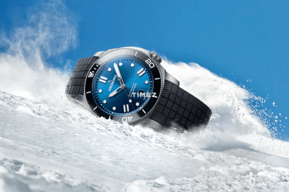 Anonimo,鸚鵡螺 42毫米,42毫米,不銹鋼,陶瓷,藍色,自動上弦,日曆,38小時,AM,AM-5009.09.103.R11.NF