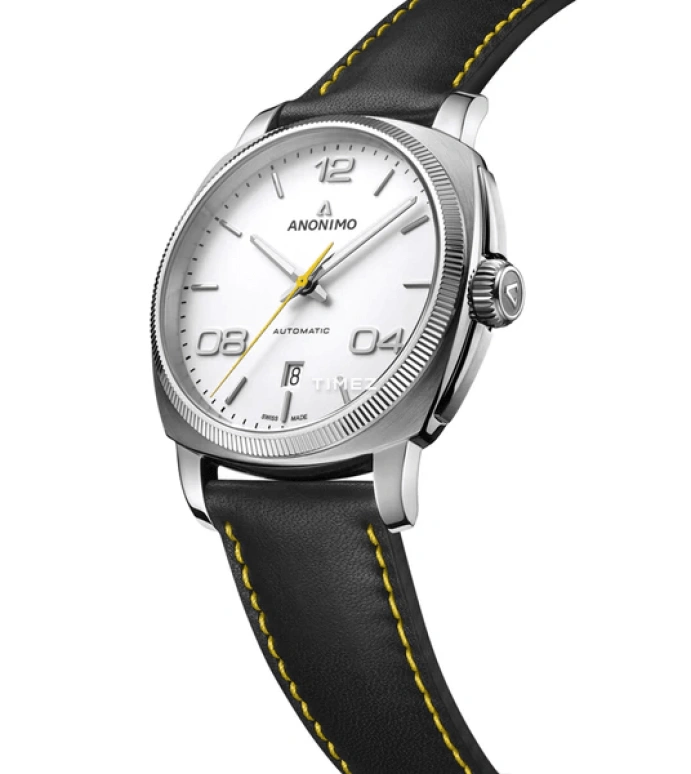 Anonimo,Epurato 42mm,42mm,Stainless Steel,Cream white,Automatic,Day,38hours,AM,AM-4000.01.100.A51