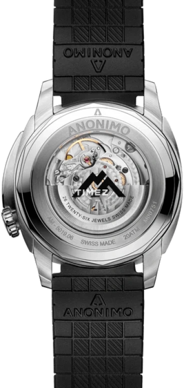 Anonimo,鸚鵡螺 42毫米,42毫米,不銹鋼,陶瓷,藍色,自動上弦,日曆,38小時,AM,AM-5009.09.103.R11.NF