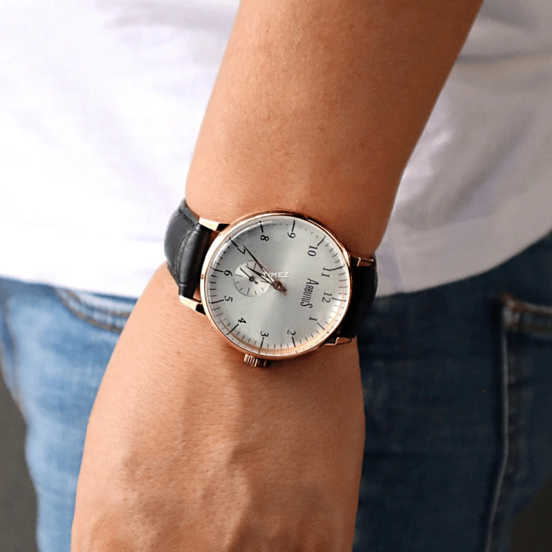 Arbutus,Kent 41mm,41mm,Stainless Steel,Silver,Handwound,36hours,Sapphire,Crystal Glass,AR804RWB