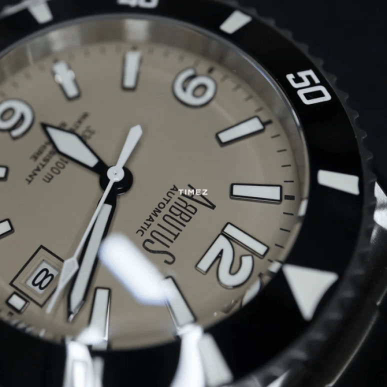 Arbutus,Seamount 42mm,42mm,Stainless Steel,Grey,Automatic,Day,42hours,AR2301SNS