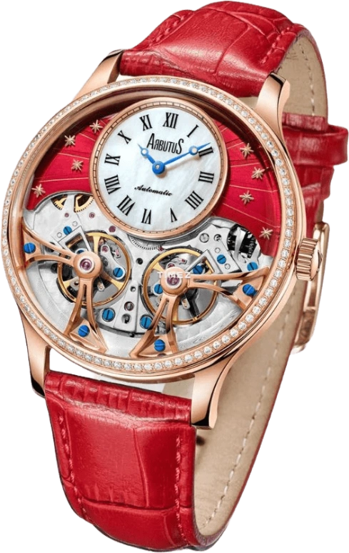 Arbutus,Ciel 44mm,44mm,Stainless Steel,Red,Automatic,36hours,Sapphire,Crystal Glass,AR1903RRR