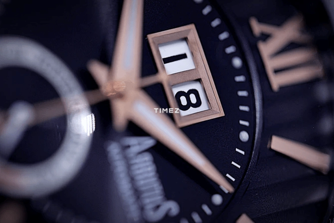 Arbutus,Arch 43.50mm,43.50mm,Stainless Steel,Black,Automatic,Power Reserve Indicator,Big Date,AR915RBB