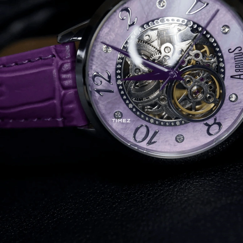 Arbutus,Astoria 38mm,38mm,Stainless Steel,White,Automatic,39hours,Sapphire,Crystal Glass,AR908SVV