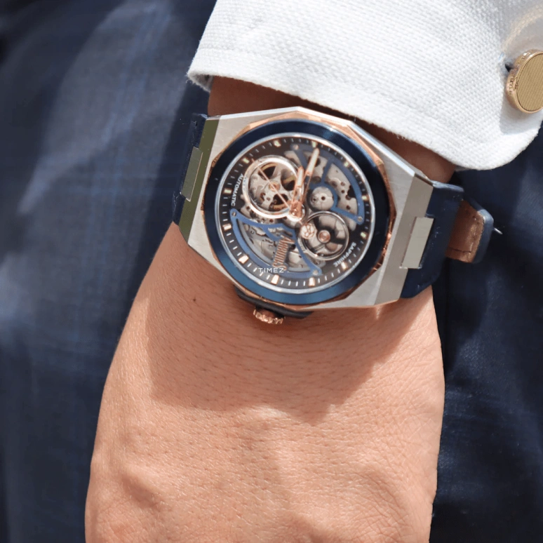Arbutus,Balance 43mm,43mm,Stainless Steel,Silver,Blue,Automatic,42hours,Sapphire,Crystal Glass,AR2203TUUU