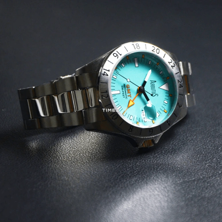 Arbutus,Stingray 41.25mm,41.25mm,Stainless Steel,Blue,Automatic,Day,Dule Time,AR9922SUS