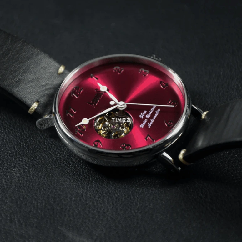 Arbutus,Back Street 42mm,42mm,Stainless Steel,Red,Automatic,41hours,Sapphire,Crystal Glass,AR1805SRB