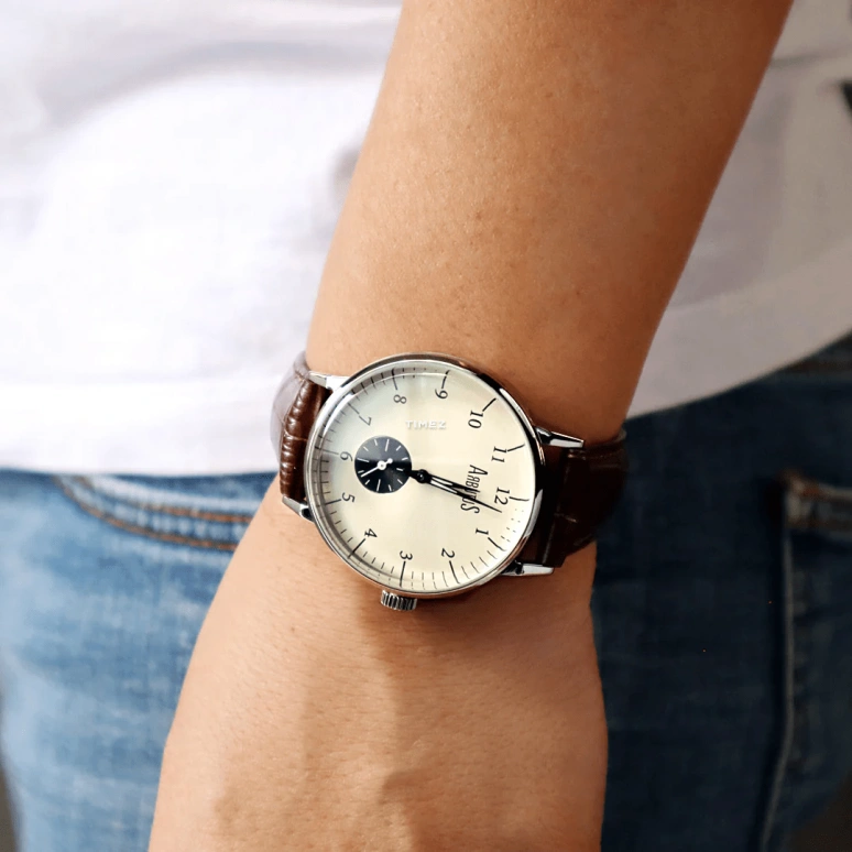Arbutus,Kent 41mm,41mm,Stainless Steel,White,Handwound,36hours,Sapphire,Crystal Glass,AR804SIF