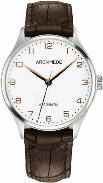Archimede,Klassik 36mm,36mm,Stainless Steel,Silver,Automatic,42hours,Sapphire,Crystal Glass,UA4929,UA4929-A3.32