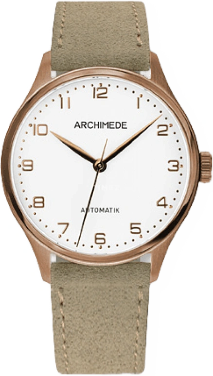 Archimede,Klassik 36mm,36mm,Stainless Steel,Silver,Automatic,42hours,Sapphire,Crystal Glass,UA4929,UA4929-A3.37-G5