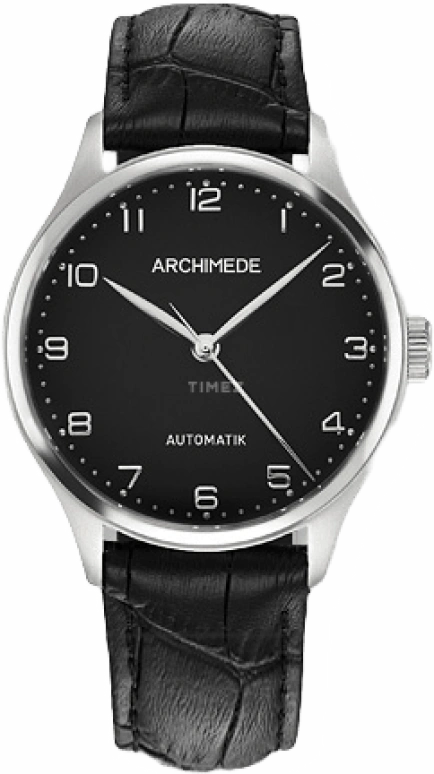 Archimede,Klassik 36mm,36mm,Stainless Steel,Black,Automatic,42hours,Sapphire,Crystal Glass,UA4929,UA4929-A3.21