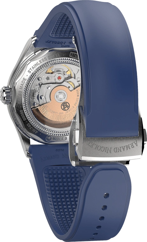 Armand Nicolet,M02 41mm,41mm,Stainless Steel,Blue,Gradient,Automatic,Day,38hours,A740C,A740C-ZA-GG2710U