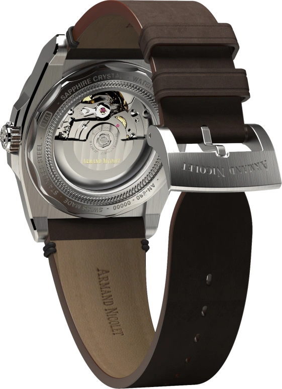 Armand Nicolet,J09 41mm,41mm,Stainless Steel,Blue,Automatic,38hours,In-house Caliber,A660RAA,A660RAA-BU-PK4140TM