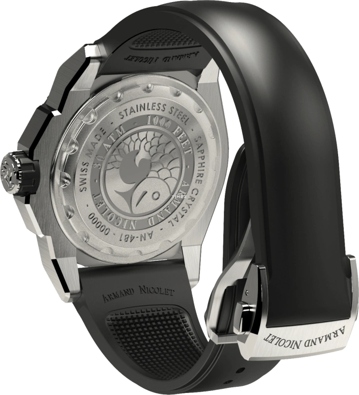 Armand Nicolet,JS9-41 41mm,41mm,Stainless Steel,Green,Automatic,Day,38hours,A481CGN,A481CGN-VP-GG2710N