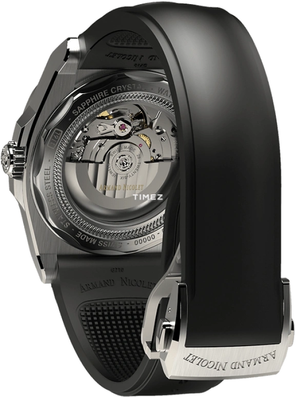 Armand Nicolet,J09 41mm,41mm,Stainless Steel,Brown,Automatic,Day,Sapphire,Crystal Glass,A660AAA,A660AAA-MR-GG4710N