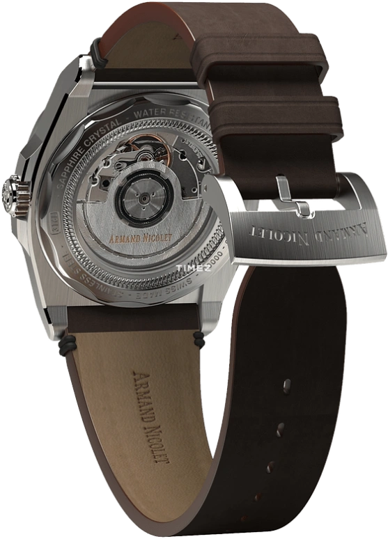 Armand Nicolet,J09 41mm,41mm,Stainless Steel,White,Automatic,Day,Dule Time,A663AAA,A663AAA-AG-PK4140TM