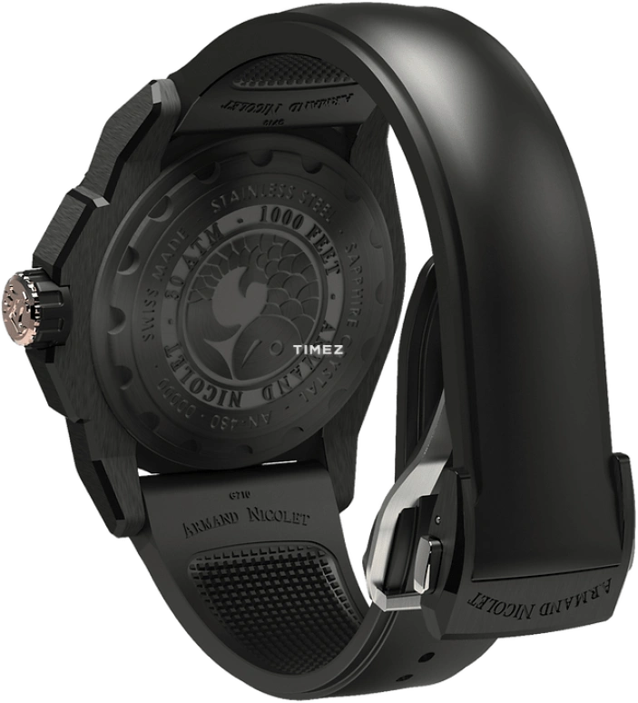 Armand Nicolet,JS9-44 44mm,44mm,Stainless Steel,White,Automatic,Day,Sapphire,Crystal Glass,A480AQS,A480AQS-AS-GG4710N