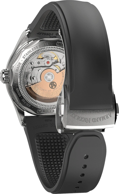 Armand Nicolet,M02 41mm,41mm,Stainless Steel,Blue,Gradient,Automatic,Day,38hours,A740C,A740C-ZA-GG2710N