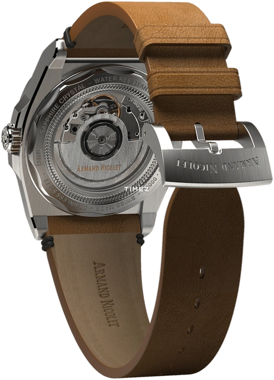 Armand Nicolet,J09 41mm,41mm,Stainless Steel,Blue,Automatic,Day,Dule Time,A663AAA,A663AAA-BU-PK4140CA