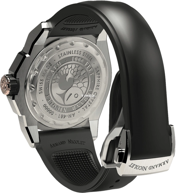 Armand Nicolet,JS9-41 41mm,41mm,Stainless Steel,White,Automatic,Day,Sapphire,Crystal Glass,A481ASN,A481ASN-AS-GG2710N