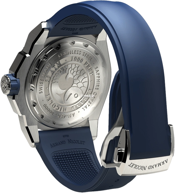 Armand Nicolet,JS9-44 44mm,44mm,Stainless Steel,White,Automatic,Day,Sapphire,Crystal Glass,A480AGU,A480AGU-AG-GG4710U