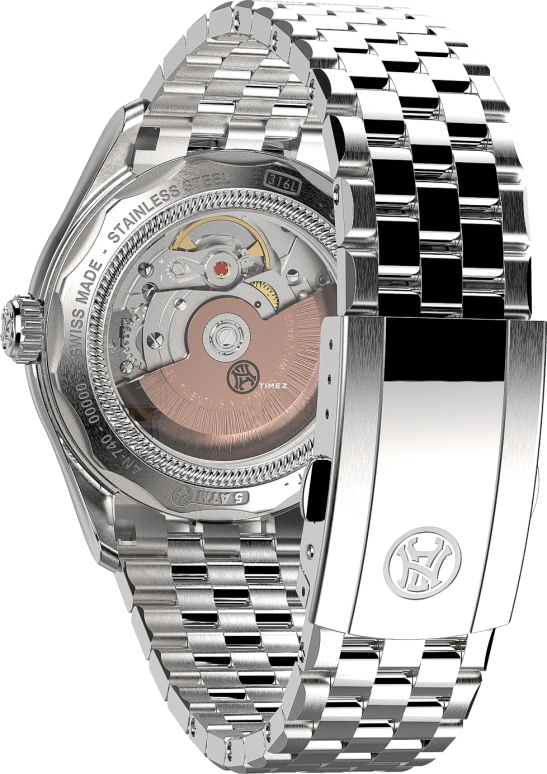 Armand Nicolet,M02 41mm,41mm,Stainless Steel,Blue,Gradient,Automatic,Day,38hours,A740C,A740C-ZA-BMA22740A
