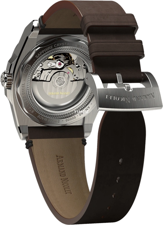 Armand Nicolet,J09 41mm,41mm,Stainless Steel,Skeleton,Grey,Automatic,Sapphire,Crystal Glass,Tonneau,A660RAA,A660RAA-GR-PK4140TM