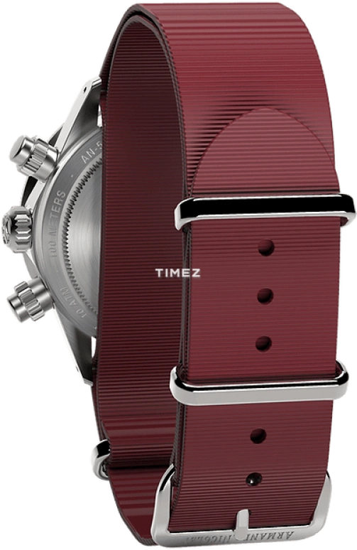 Armand Nicolet,VS1 38mm,38mm,Stainless Steel,Burgundy,Automatic,Chronograph,Day,A510AXAA,A510AXAA-XS-BN19500AABX