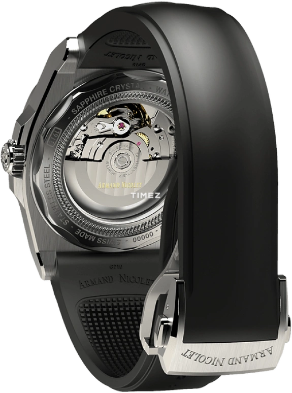 Armand Nicolet,J09 41mm,41mm,Stainless Steel,Skeleton,Grey,Automatic,Sapphire,Crystal Glass,Tonneau,A660RAA,A660RAA-GR-GG4710N